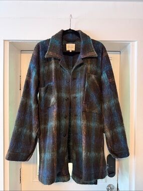 Nicholas Daley Mohair Overcoat Jacket Shirt